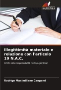 Cover-Bild zum Titel 'Illegittimità materiale e relazione con l'articolo 19 N.A.C.' von 'Rodrigo Maximiliano Cangemi'