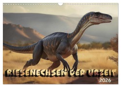 Cover-Bild zum Titel 'Riesenechsen der Urzeit (Wandkalender 2026 DIN A3 quer), CALVENDO Monatskalender' von 'Werner Braun'