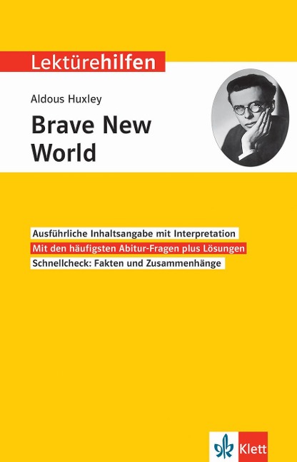 Lektürehilfen Aldous Huxley, "Brave New World" - 