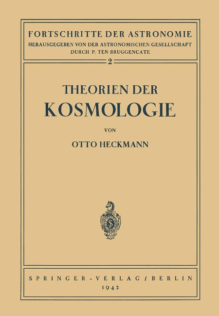 Theorien der Kosmologie - Otto Heckmann
