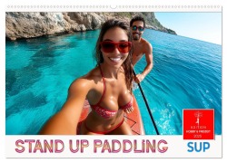 Stand up paddling - SUP (Wandkalender 2025 DIN A2 quer), CALVENDO Monatskalender - Peter Roder