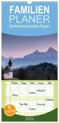 Familienplaner 2026 - Geheimnisvolle Alpen mit 5 Spalten (Wandkalender, 21 x 45 cm) CALVENDO - Florian Westermann