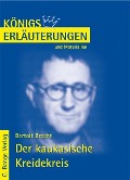 Cover-Bild zum Titel 'Der kaukasische Kreidekreis von Bertolt Brecht. Textanalyse und Interpretation.' von 'Bertolt Brecht'