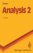 Cover-Bild zum Titel 'Analysis 2' von 'Christian Blatter'