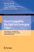 Cover-Bild zum Titel 'Cloud Computing, Big Data and Emerging Topics' von ''