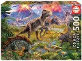 Cover-Bild zum Titel 'Educa - Dinosaurier-Treffen - Puzzle' von 'Mgl'