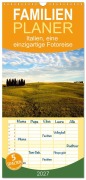 Cover-Bild zum Titel 'Familienplaner 2027 - Italien, eine einzigartige Fotoreise mit 5 Spalten (Wandkalender, 21 x 45 cm) CALVENDO' von 'Mario Koch Fotografie'
