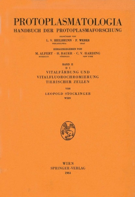 Vitalfärbung und Vitalfluorochromierung Tierischer Zellen - Leopold Stockinger