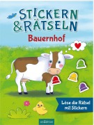 Cover-Bild zum Titel 'Stickern & Rätseln - Bauernhof' von ''