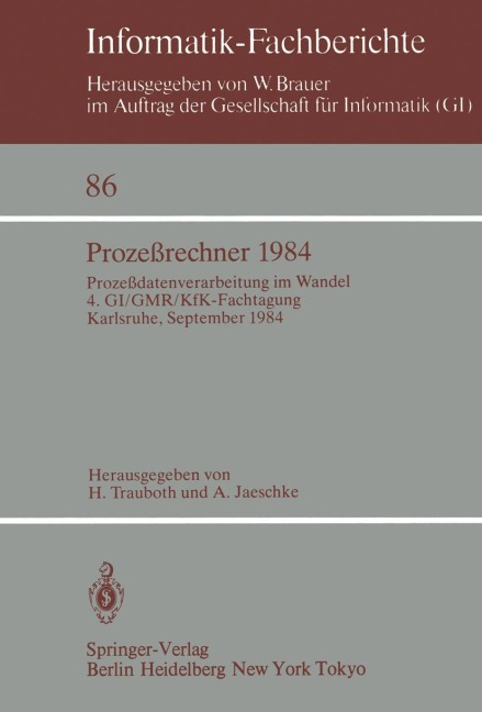 Prozeßrechner 1984 - 