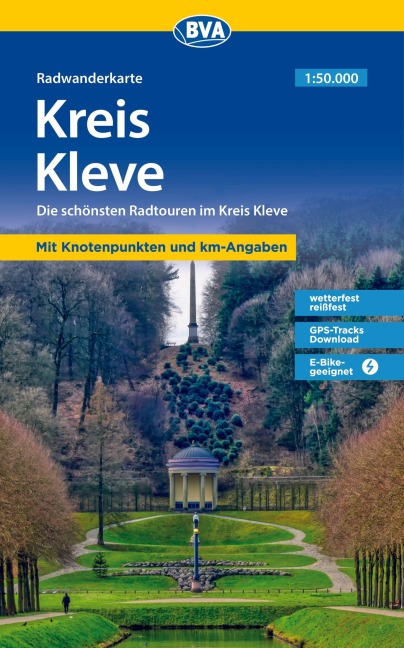 BVA Radwanderkarte Kreis Kleve 1:50.000 - 