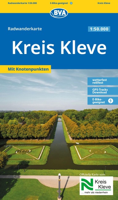 BVA Radwanderkarte Kreis Kleve 1:50.000 - 