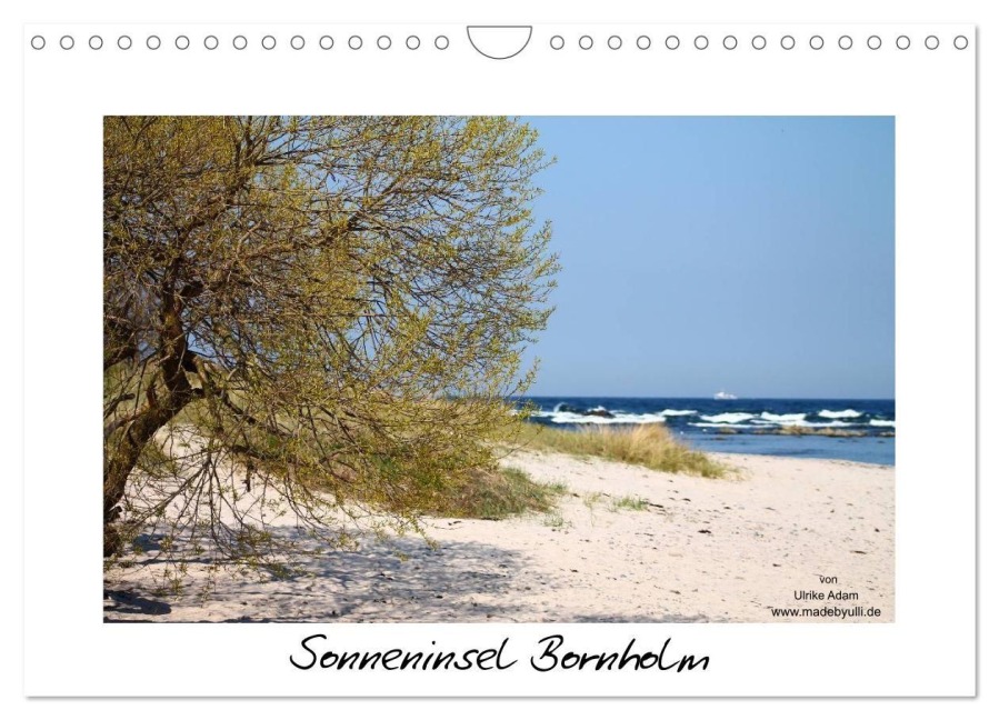 Sonneninsel Bornholm (Wandkalender 2026 DIN A4 quer), CALVENDO Monatskalender - Ulrike Adam