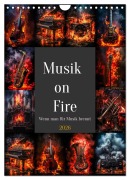 Cover-Bild zum Titel 'Musik on Fire (Wandkalender 2026 DIN A4 hoch), CALVENDO Monatskalender' von 'Steffen Gierok-Latniak'