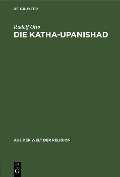 Cover-Bild zum Titel 'Die Katha-Upanishad' von 'Rudolf Otto'