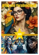 Brille und Persönlichkeit (Wandkalender 2026 DIN A2 hoch), CALVENDO Monatskalender - Christine Aka Stine1