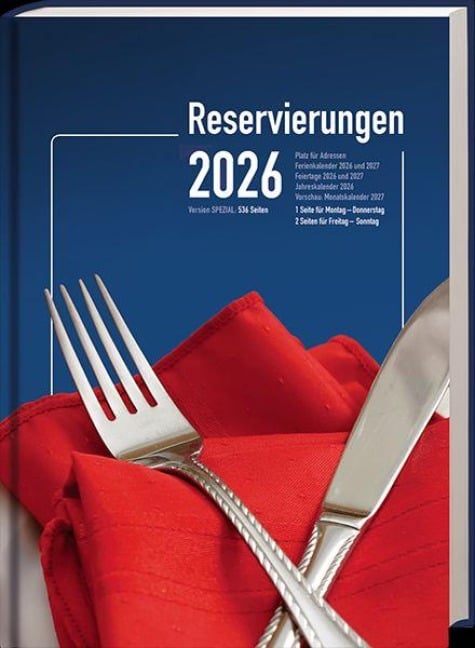 Reservierungsbuch "Spezial" 2026 - 