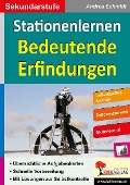 Cover-Bild zum Titel 'Stationenlernen Bedeutende Erfindungen' von 'Andrea Schmidt'