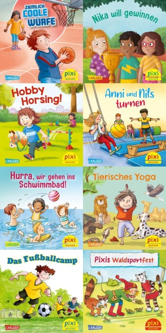 Pixi-8er-Set 305: Sport macht Spaß mit Pixi (8x1 Exemplar) - diverse