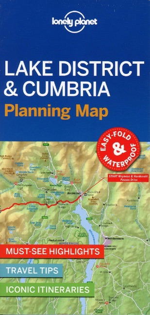 Lonely Planet Lake District & Cumbria Planning Map - Lonely Planet