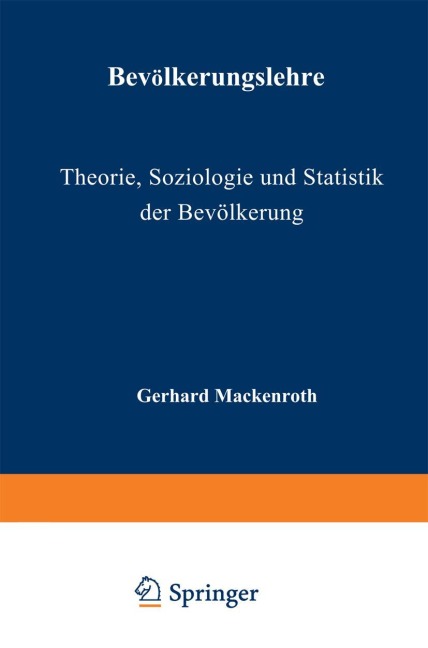 Bevölkerungslehre - G. Mackenroth