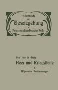 Cover-Bild zum Titel 'Heer und Kriegsflotte' von 'Robert Hue De Grais'