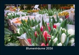 Cover-Bild zum Titel 'Blumenträume 2026 Fotokalender DIN A5' von 'Tobias Becker'