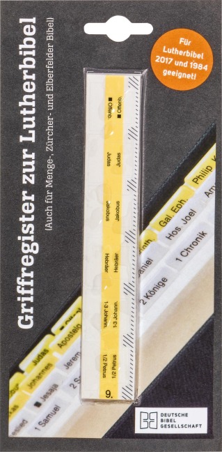 Griffregister für die Lutherbibel - 