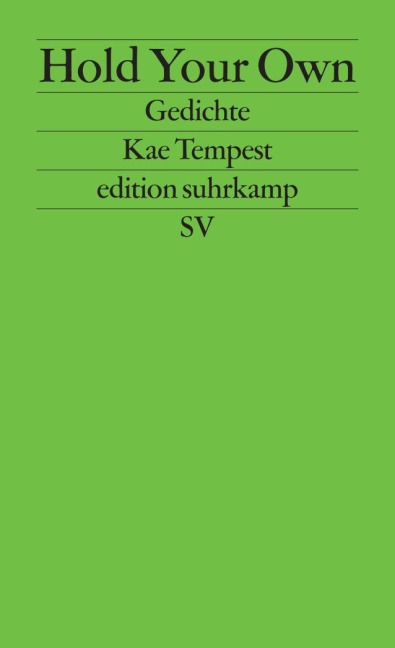 Hold Your Own - Kate Tempest