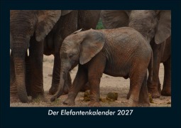 Cover-Bild zum Titel 'Der Elefantenkalender 2027 Fotokalender DIN A5' von 'Tobias Schmitt, Kevin Heber'