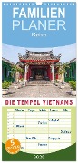 Familienplaner 2025 - Die Tempel Vietnams mit 5 Spalten (Wandkalender, 21 x 45 cm) CALVENDO - Martin Ristl