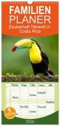 Cover-Bild zum Titel 'Familienplaner 2026 - Zauberhaft Tierwelt in Costa Rica mit 5 Spalten (Wandkalender, 21 x 45 cm) CALVENDO' von 'Winfried Rusch'