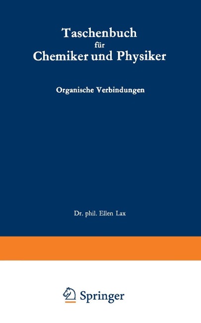 Taschenbuch für Chemiker und Physiker - 