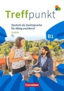 Cover-Bild zum Titel 'Treffpunkt - Deutsch als Zweitsprache in Alltag & Beruf B1 - Gesamtband - Testheft mit Audios online' von 'Carmen Dusemund-Brackhahn'