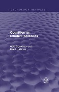 Cover-Bild zum Titel 'Cognition as Intuitive Statistics' von 'Gerd Gigerenzer, David J. Murray'