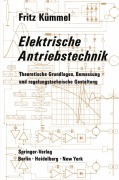 Cover-Bild zum Titel 'Elektrische Antriebstechnik' von 'Fritz Kümmel'