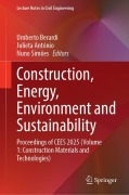 Cover-Bild zum Titel 'Construction, Energy, Environment and Sustainability' von ''