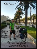 Cover-Bild zum Titel 'Mit Fahrrad durch Corona-Europa' von 'Mattis Lühmann'