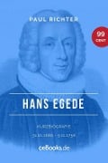 Cover-Bild zum Titel 'Hans Egede 1686 - 1758' von 'Paul Richter'