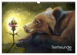Cover-Bild zum Titel 'Tierfreunde (Wandkalender 2026 DIN A3 quer), CALVENDO Monatskalender' von 'Julie Boehm'