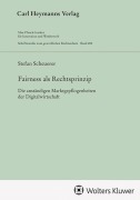 Cover-Bild zum Titel 'Fairness als Rechtsprinzip (GWR 200)' von 'Stefan Scheuerer'
