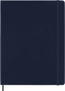 Cover-Bild zum Titel 'Moleskine 12 Monate Wochen Notizkalender 2026, XL, 1 Wo = 1 Seite, rechts linierte Seite, Fester Einband, Saphir' von ''