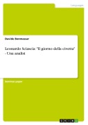 Cover-Bild zum Titel 'Leonardo Sciascia: "Il giorno della civetta" - Una analisi' von 'Davide Bonmassar'