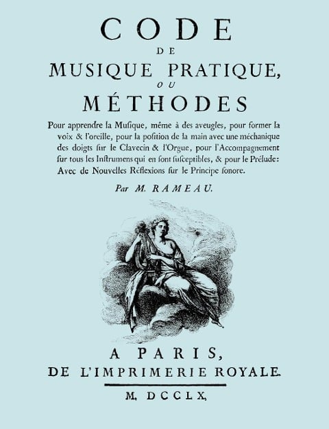 Code de Musique Pratique, ou Methodes. (Facsimile 1760 edition). - Jean-Philippe Rameau