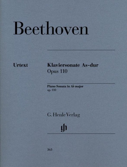 Beethoven, Ludwig van - Klaviersonate Nr. 31 As-dur op. 110 - Ludwig van Beethoven