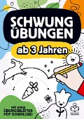 Schwungübungen ab 3 Jahren: Das große Übungsheft mit Schwungübungen zur Konzentrations- und Feinmotorik Förderung für Kinder. - TORRO Kids Publishing