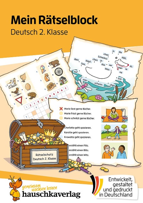 Mein Rätselblock Deutsch 2. Klasse - Melanie Rhauderwiek