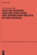 Cover-Bild zum Titel 'Hafliði Másson und die Einflüsse des römischen Rechts in der Grágás' von 'Hans Henning Hoff'
