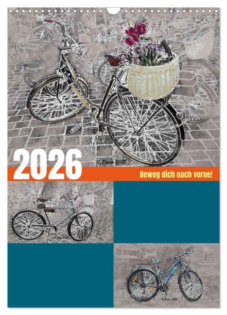 Beweg dich nach vorne! (Wandkalender 2026 DIN A3 hoch), CALVENDO Monatskalender - Natascha Peters