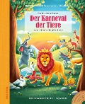 Cover-Bild zum Titel 'Der Karneval der Tiere. Eine fröhliche Musikfantasie.' von 'Camille Saint-Saens, Bert Alexander Petzold'